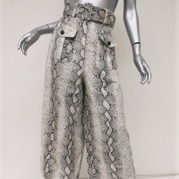 Zimmermann Pants - Zimmermann Corsage Safari Cropped Pants